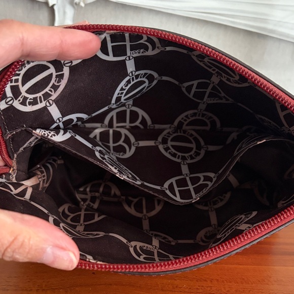 Henri Bendel Crimson Leather Clutch - Picture 8 of 9